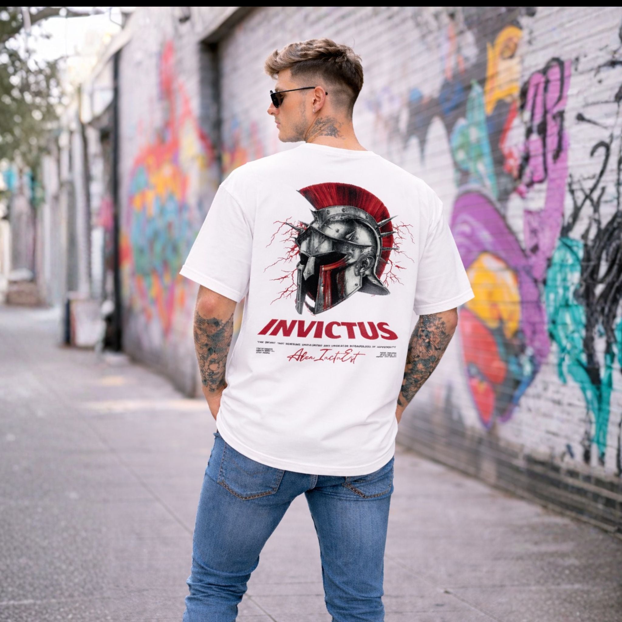Invictus Spartan Helmet Oversized T-Shirt