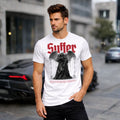 Suffer Gothic Angel Print T-Shirt for Men | Streetwear Look