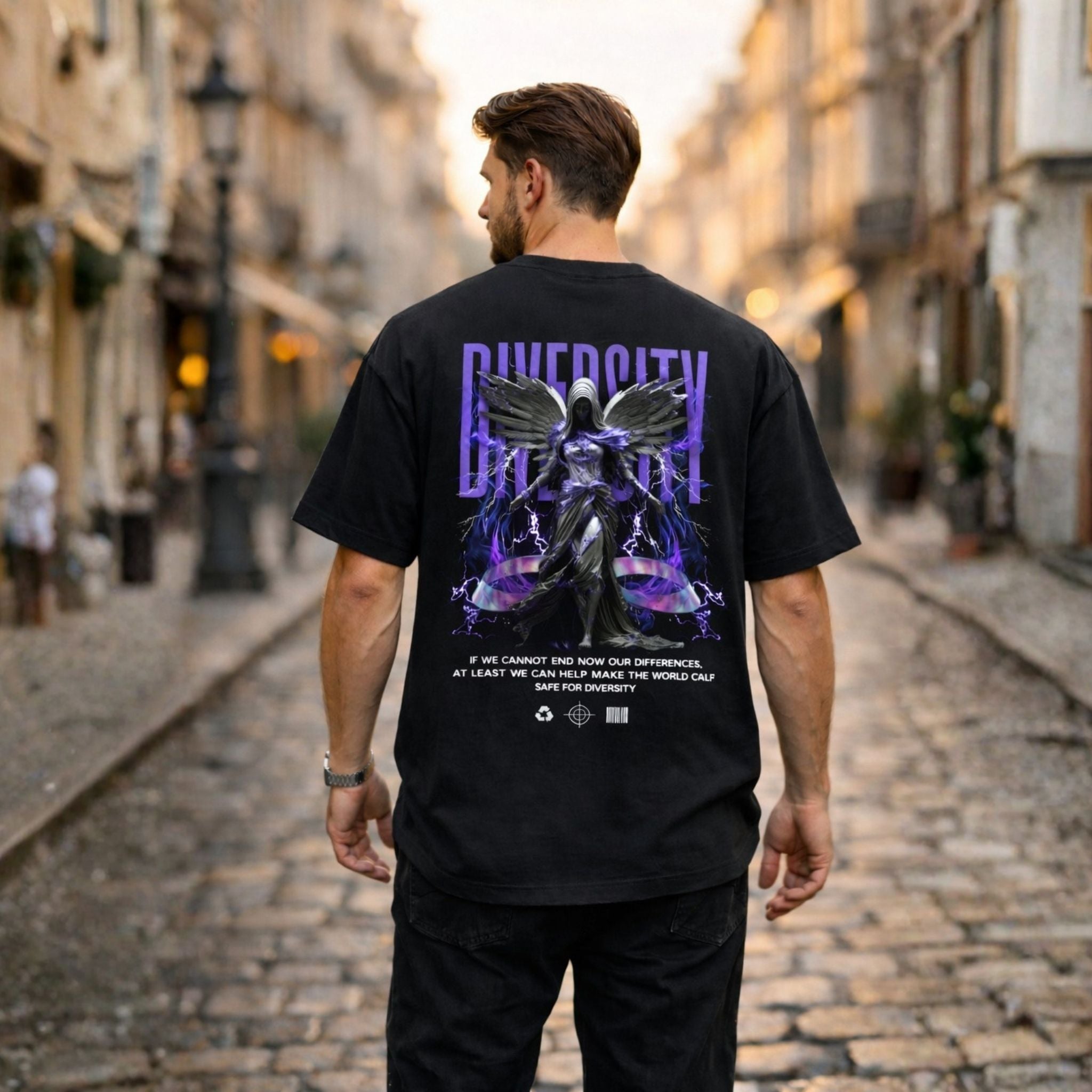 Diversity Graphic Oversized T-Shirt – Premium Streetwear