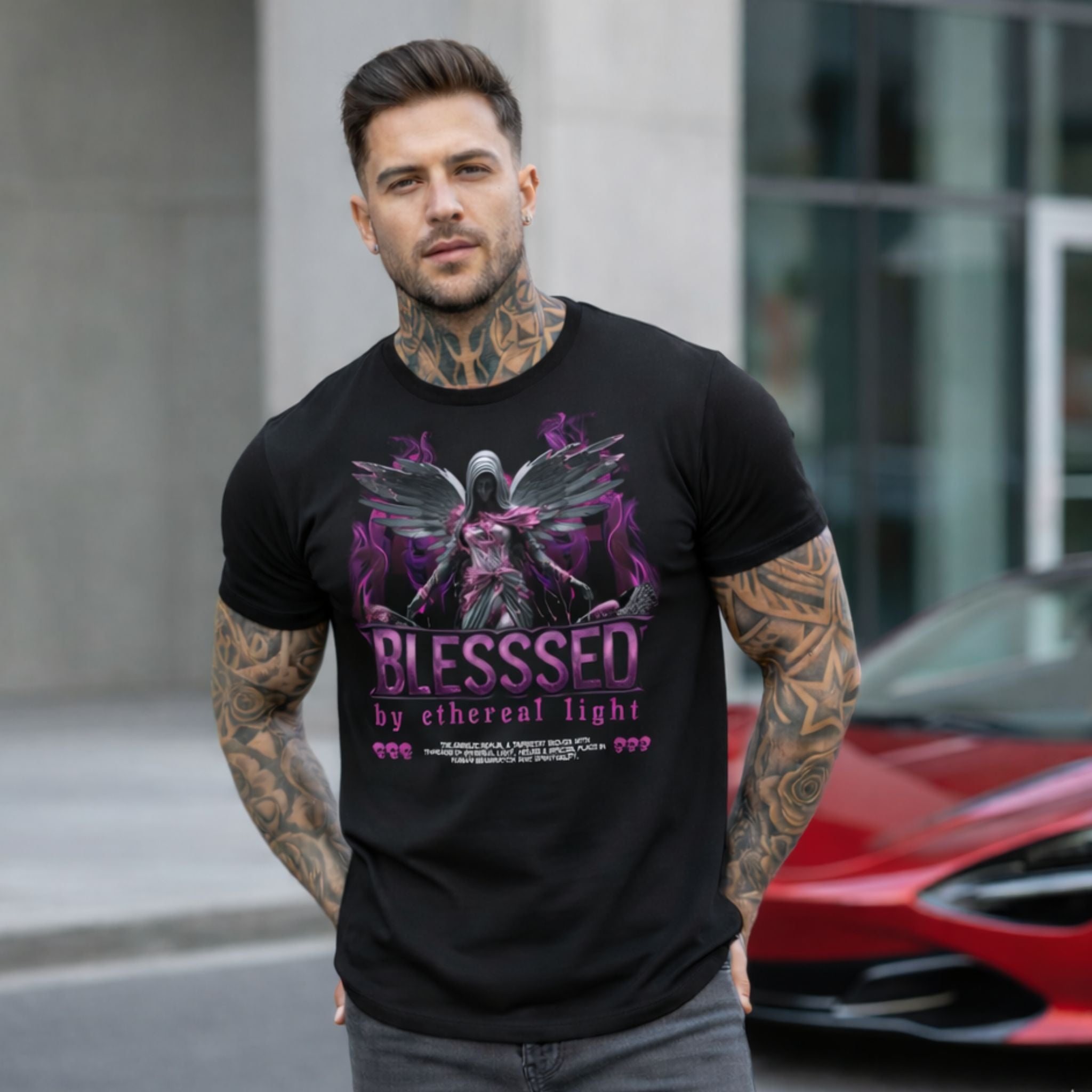 Lucifer Dark Fantasy Graphic T-Shirt