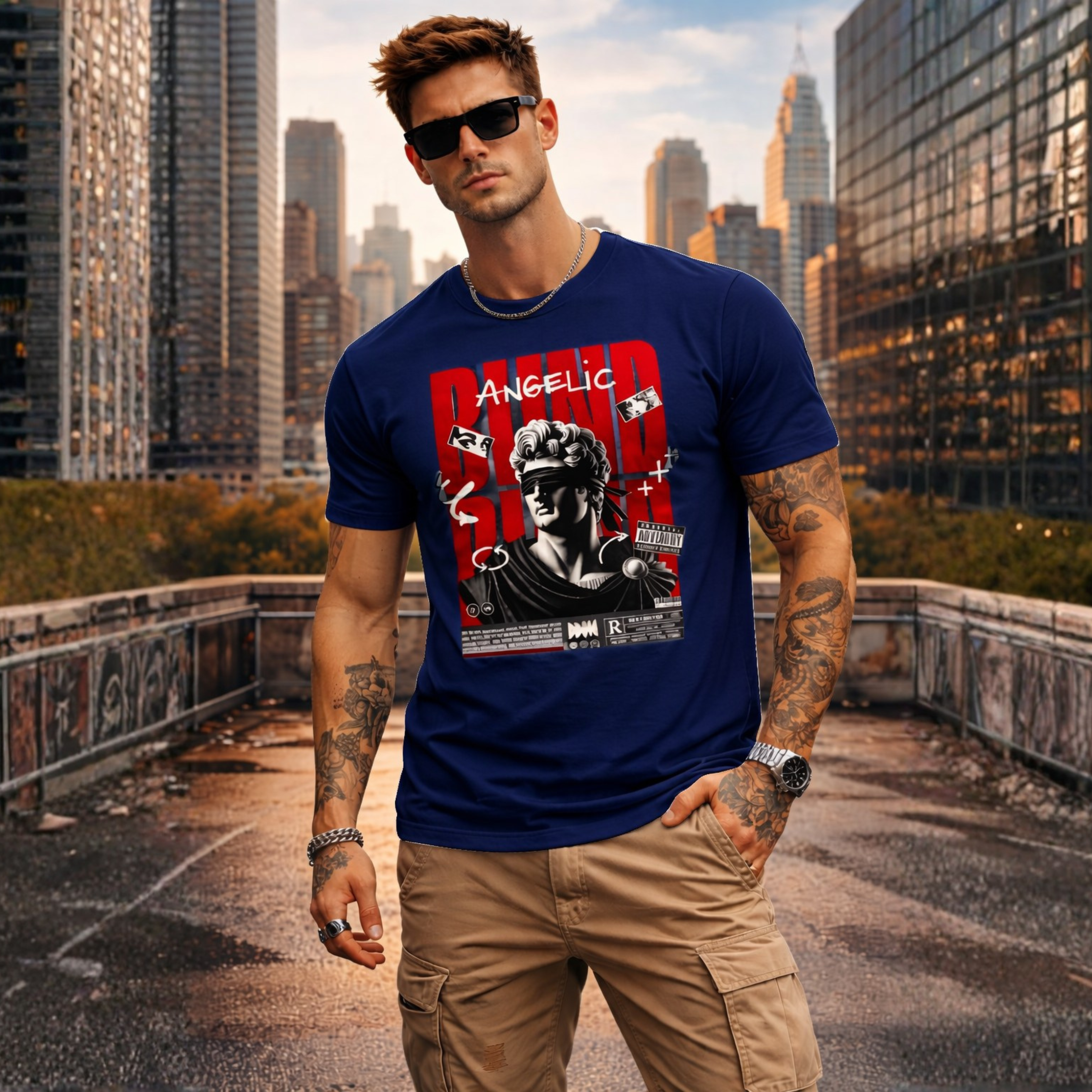Angelic Graphic T-Shirt – Premium Cotton Divine Streetwear Tee