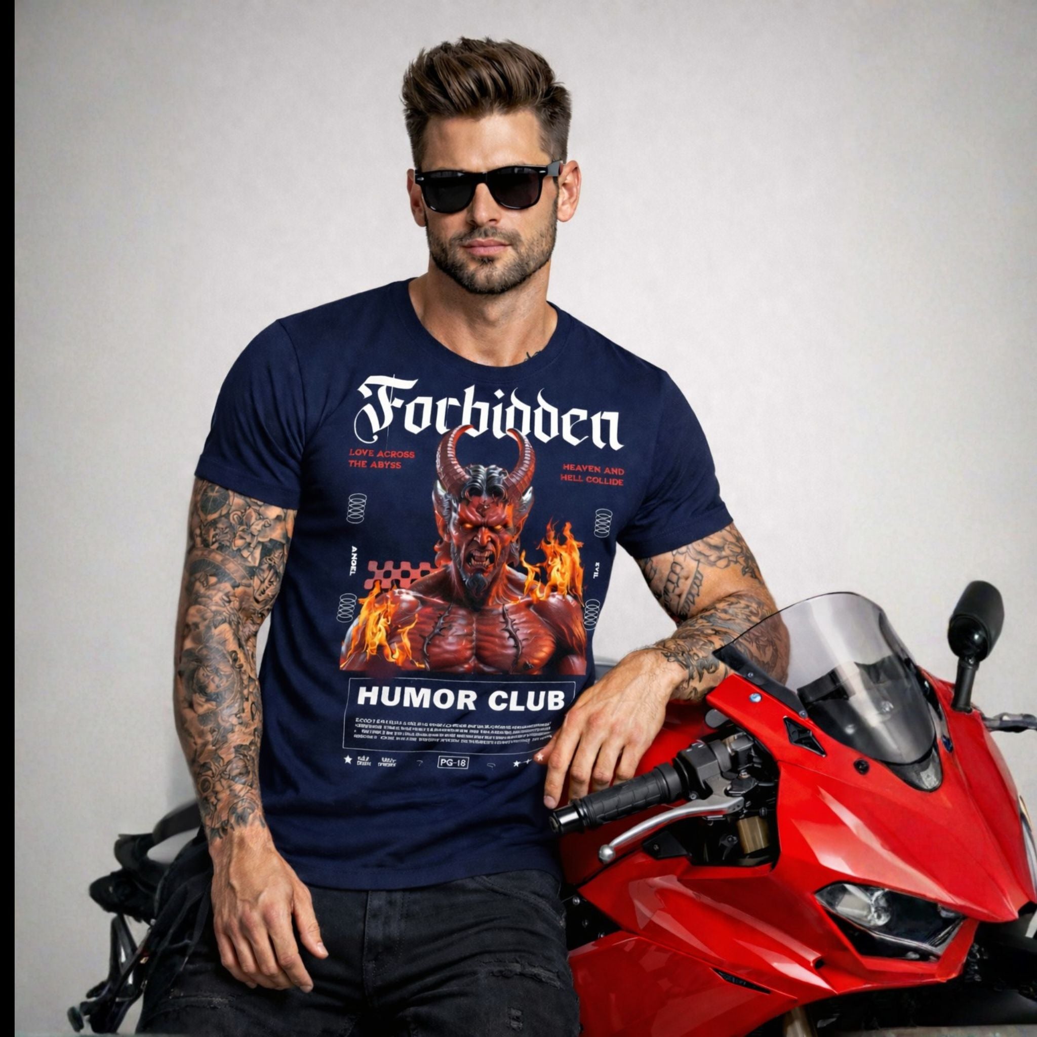 Forbidden Dark Fantasy Graphic T-Shirt for Men | Exclusive Streetwear