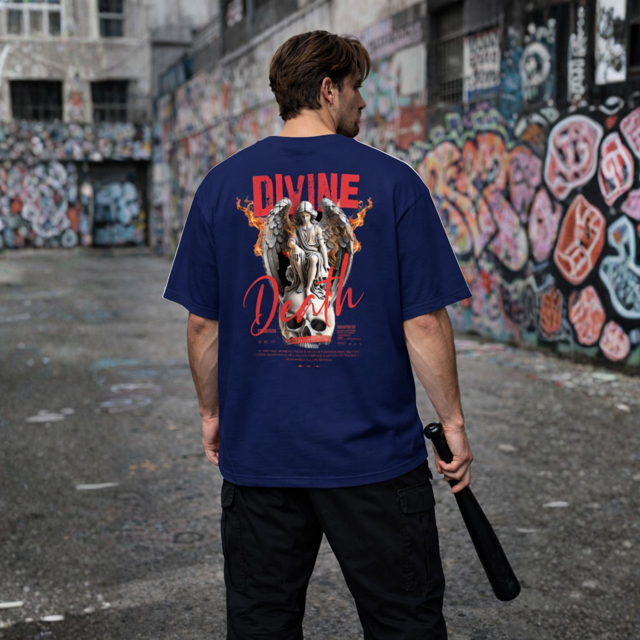 Divine Death Angel Oversized T-Shirt