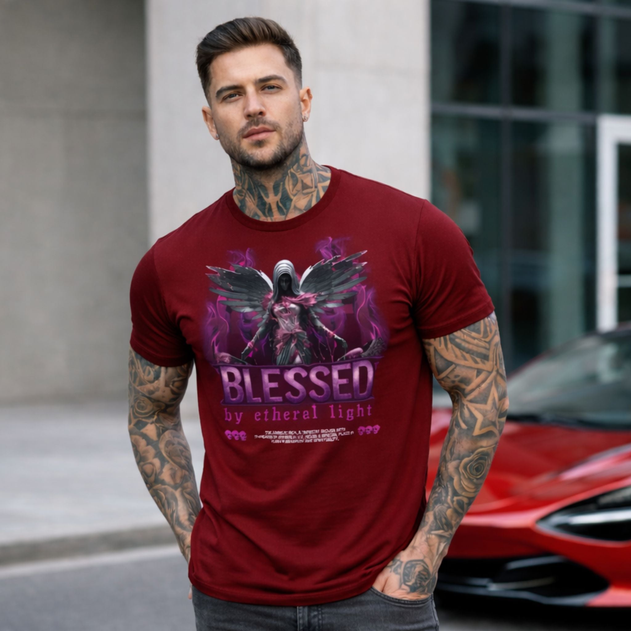 Lucifer Dark Fantasy Graphic T-Shirt