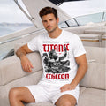 Bold Titanic Printed  T-Shirt for Men | Modern Streetwear Look