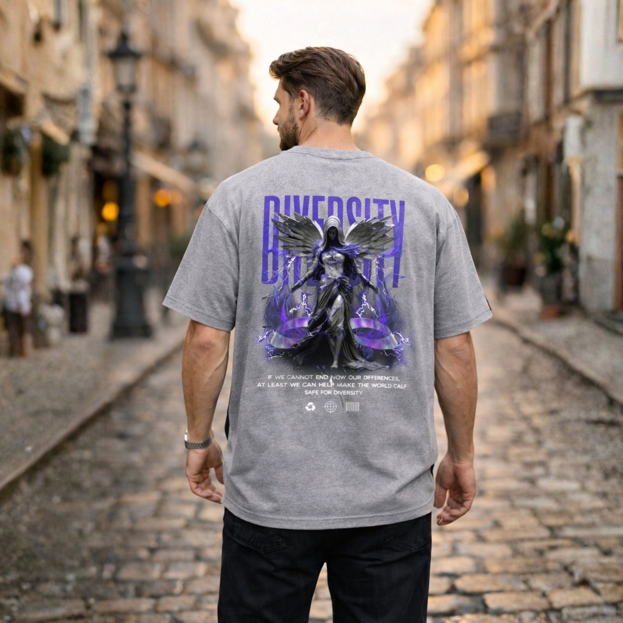 Diversity Graphic Oversized T-Shirt – Premium Streetwear