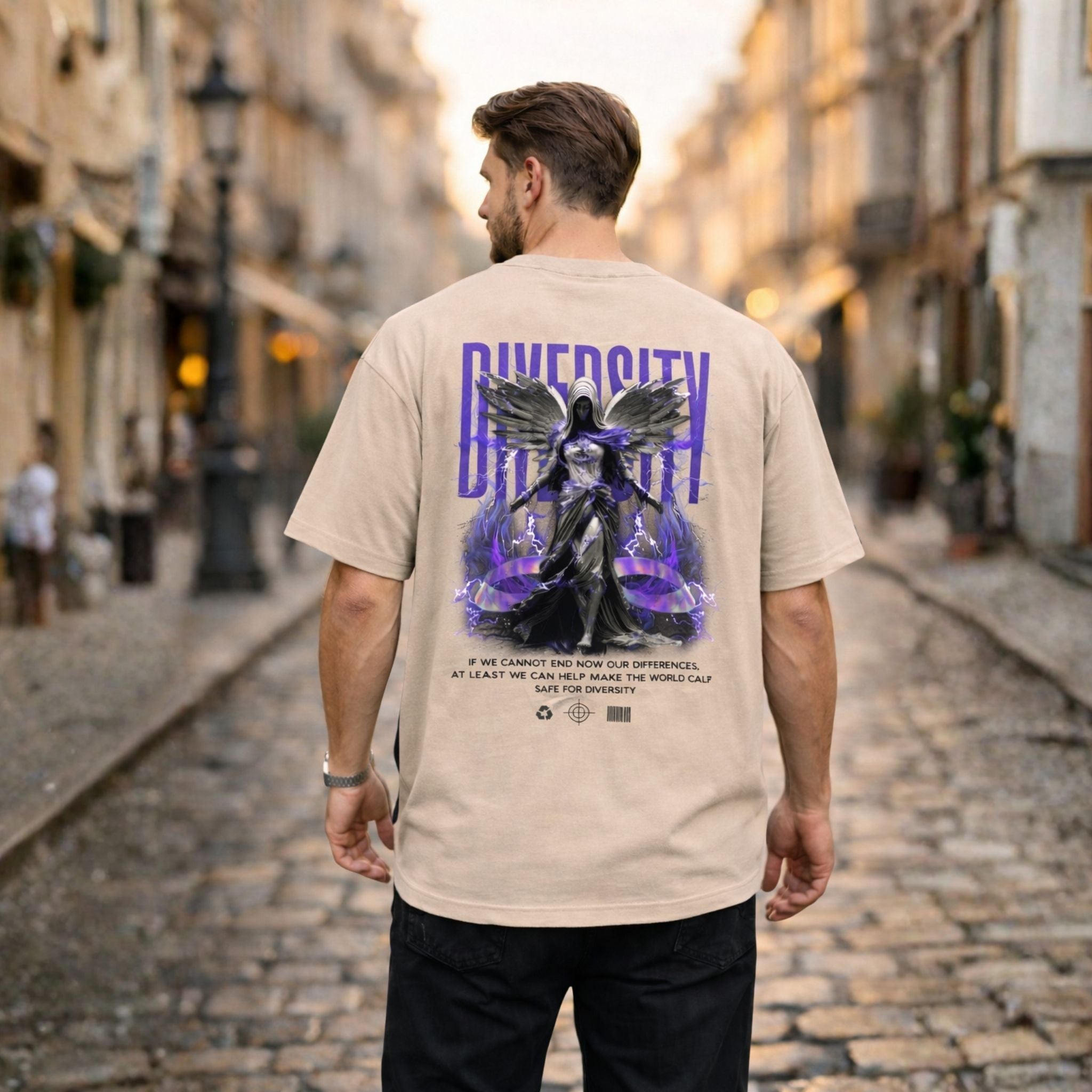 Diversity Graphic Oversized T-Shirt – Premium Streetwear