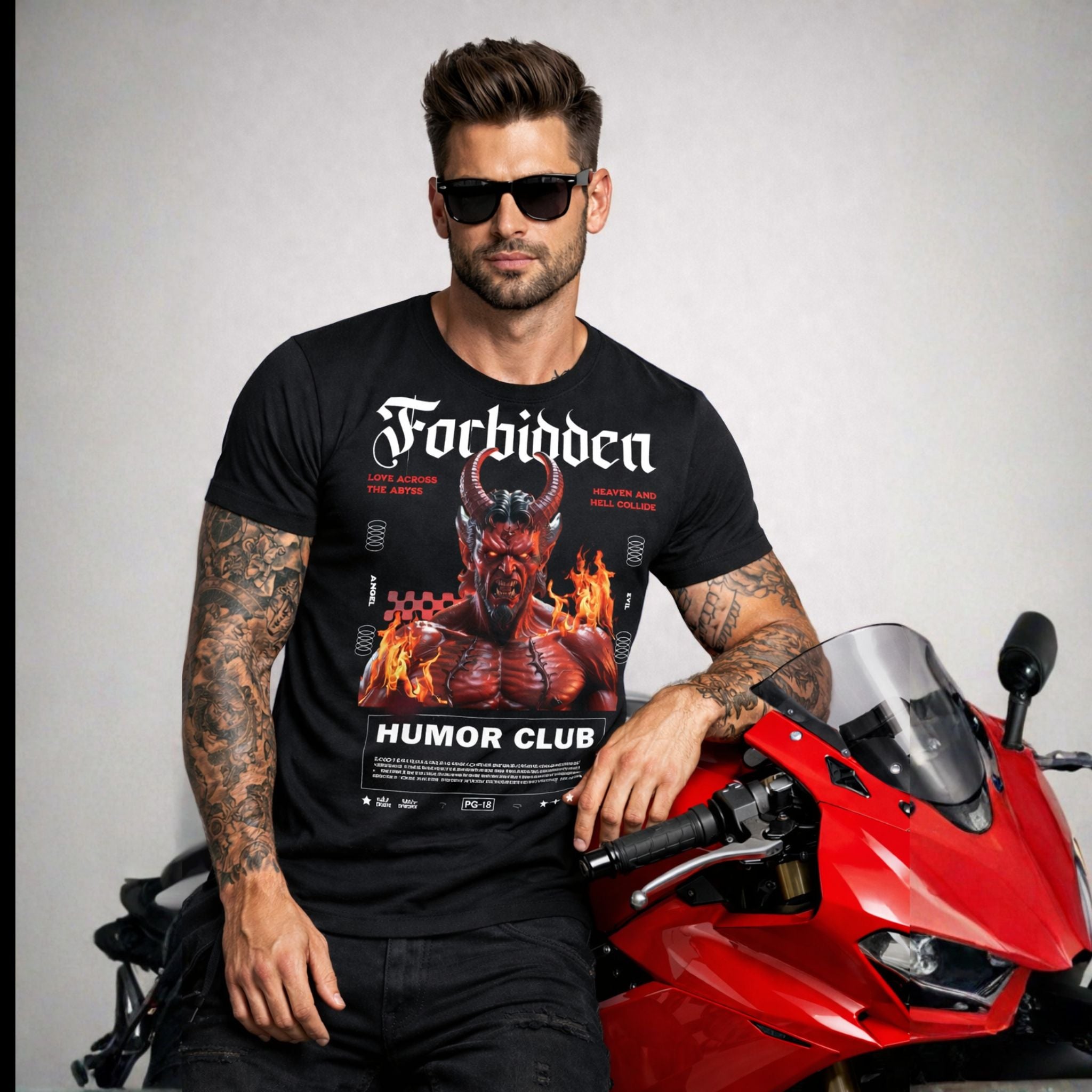 Forbidden Dark Fantasy Graphic T-Shirt for Men | Exclusive Streetwear