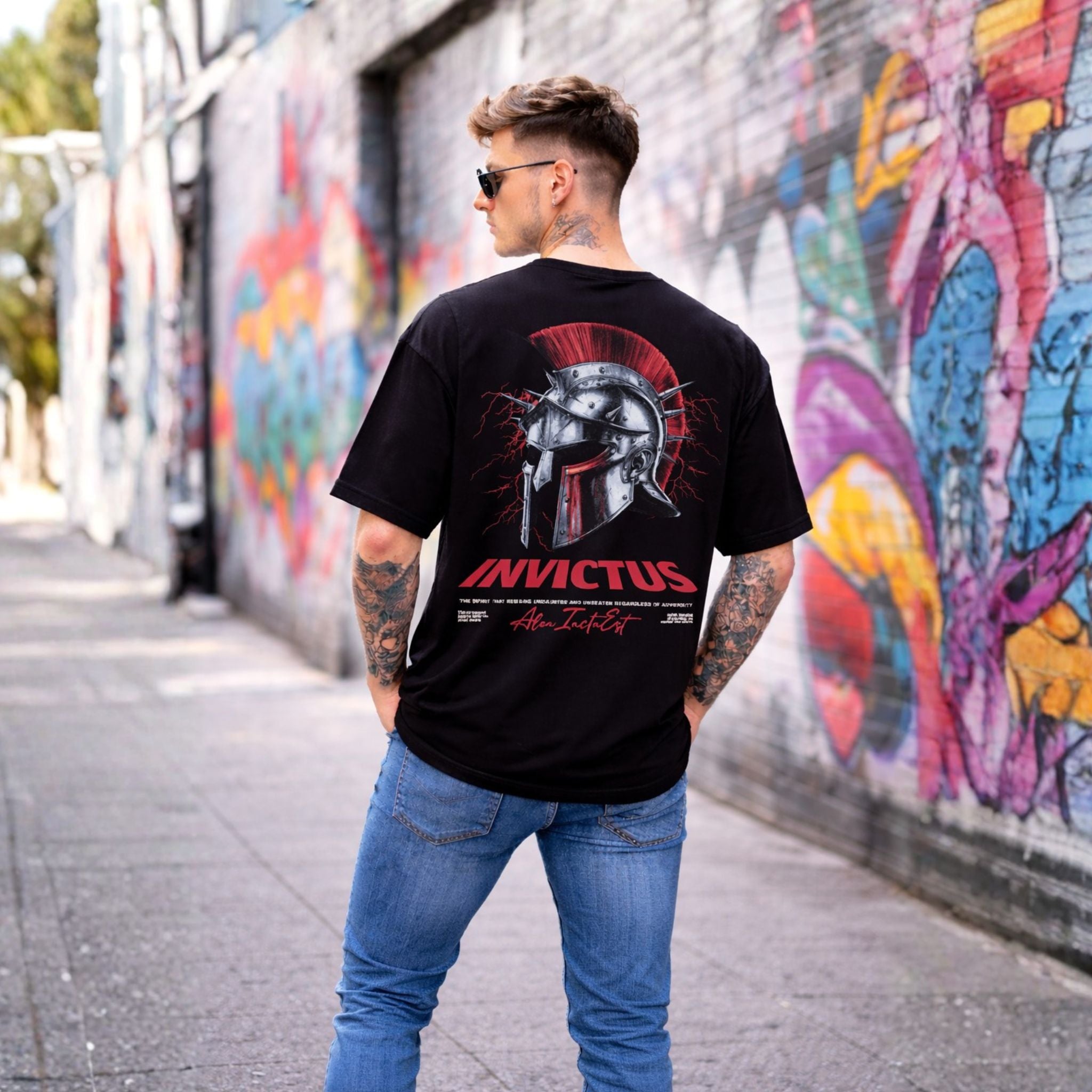 Invictus Spartan Helmet Oversized T-Shirt