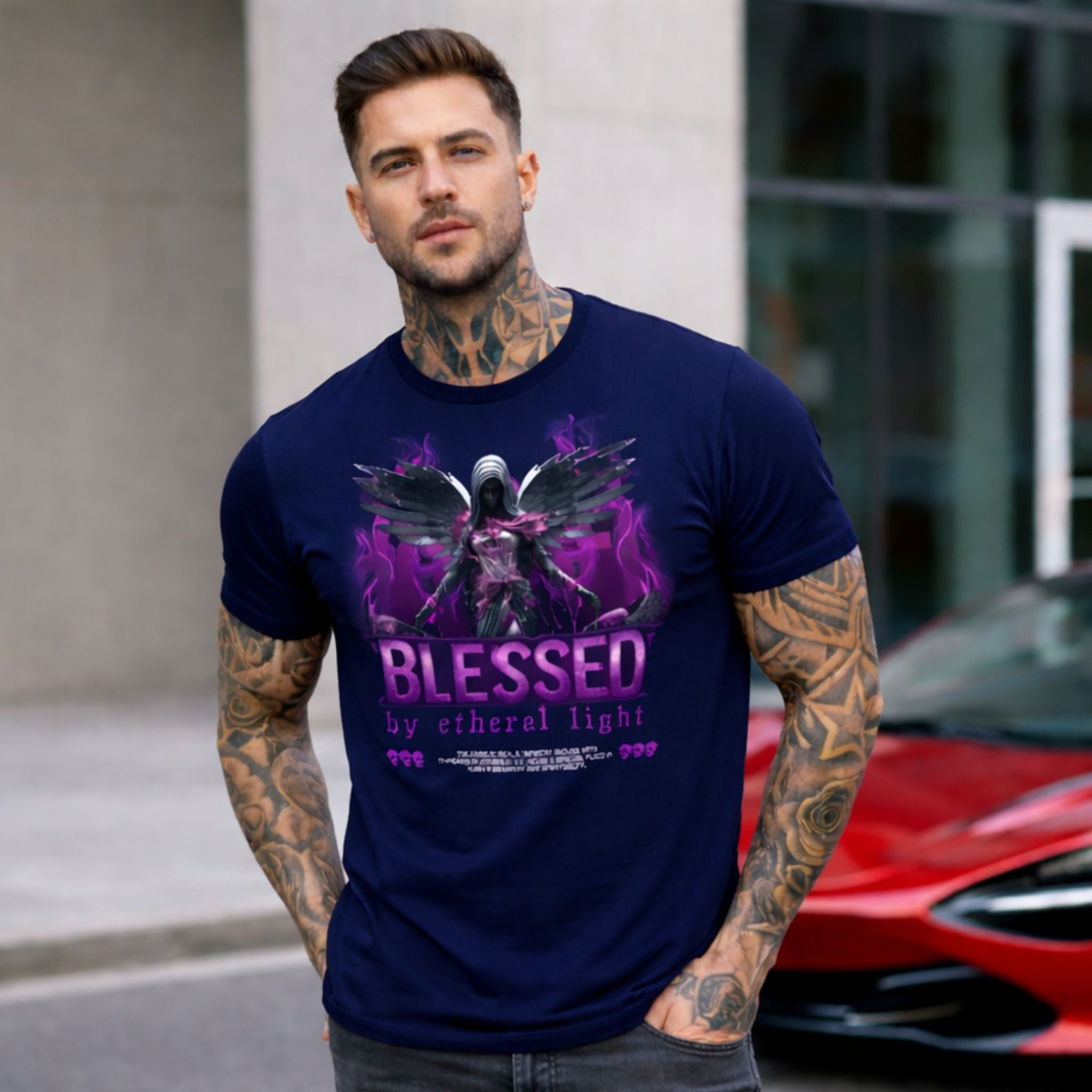 Lucifer Dark Fantasy Graphic T-Shirt