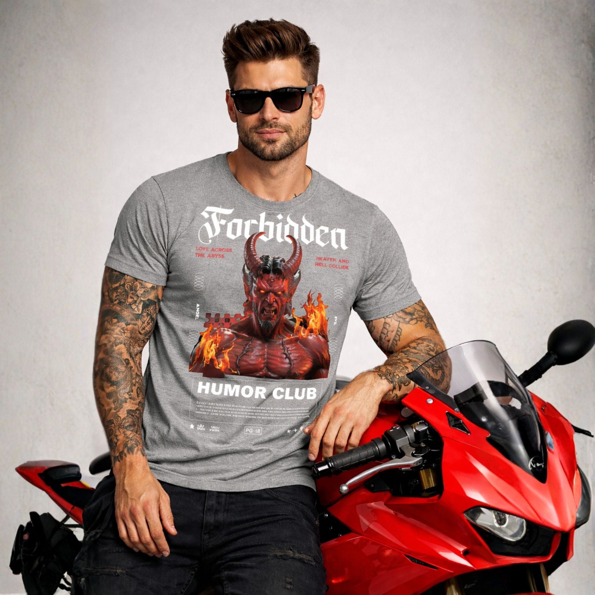 Forbidden Dark Fantasy Graphic T-Shirt for Men | Exclusive Streetwear