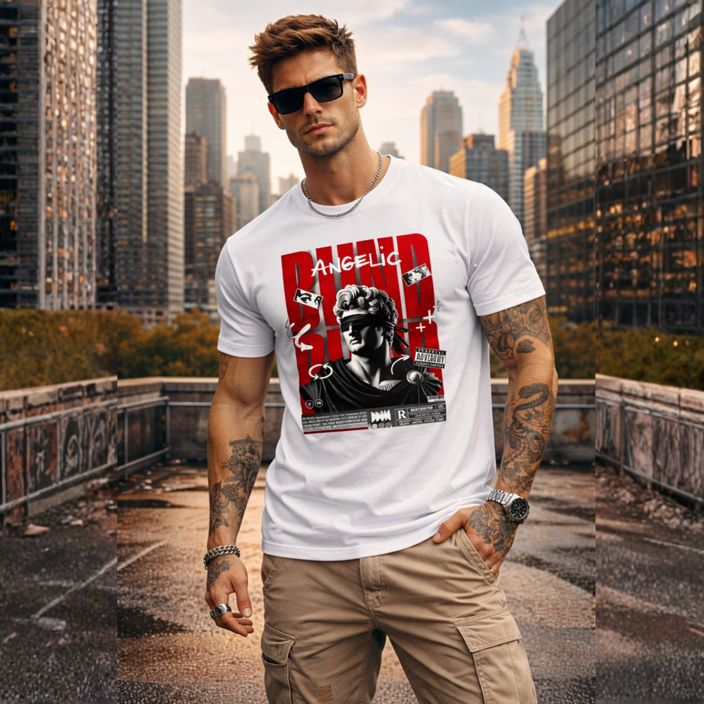 Angelic Graphic T-Shirt – Premium Cotton Divine Streetwear Tee
