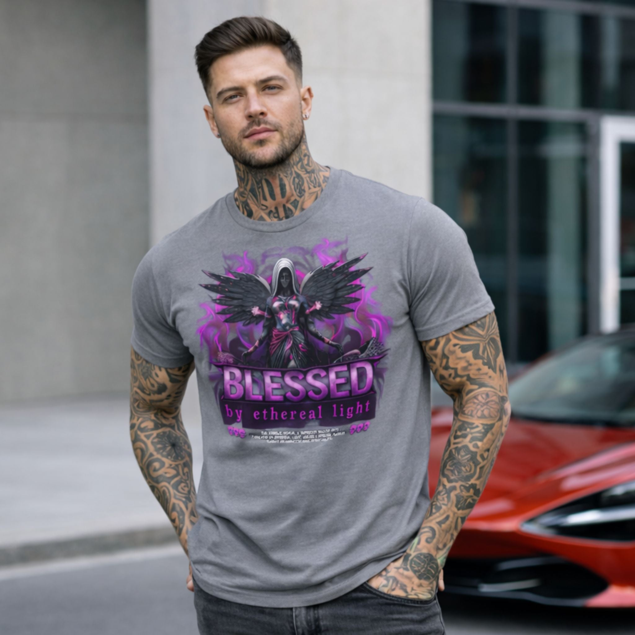 Lucifer Dark Fantasy Graphic T-Shirt