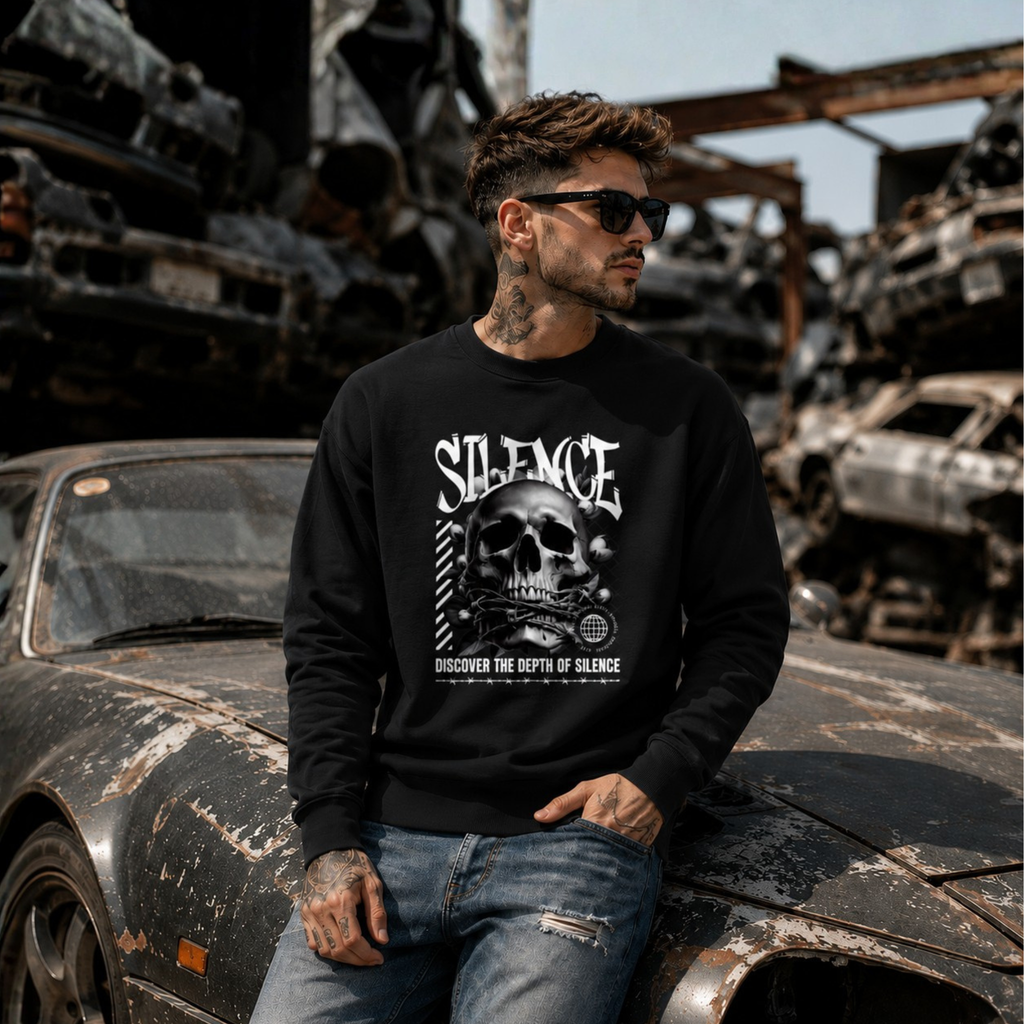 Skull Sweatshirt for Men – Premium Streetwear