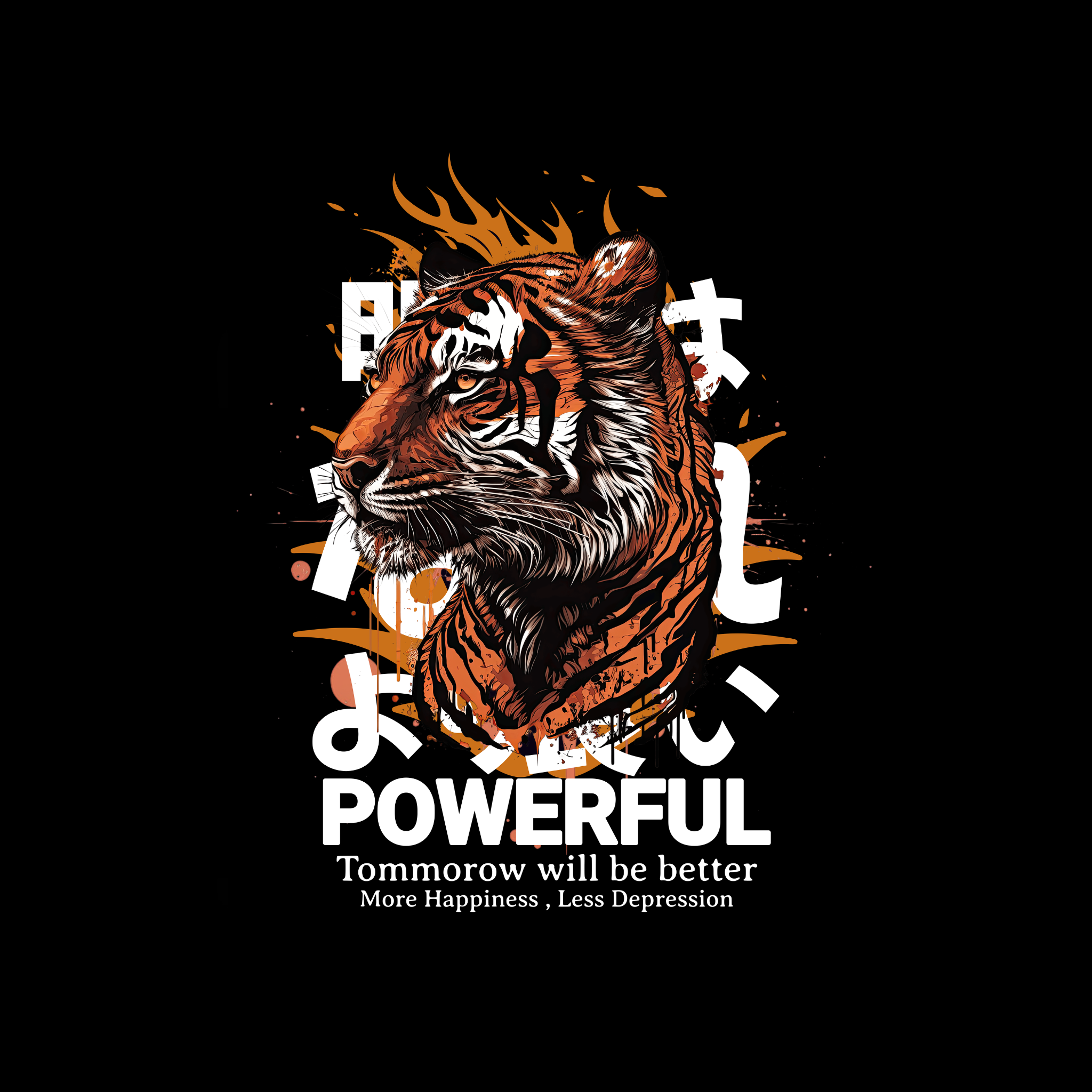 Premium Powerful Tiger Graphic Sweatshirt for Men