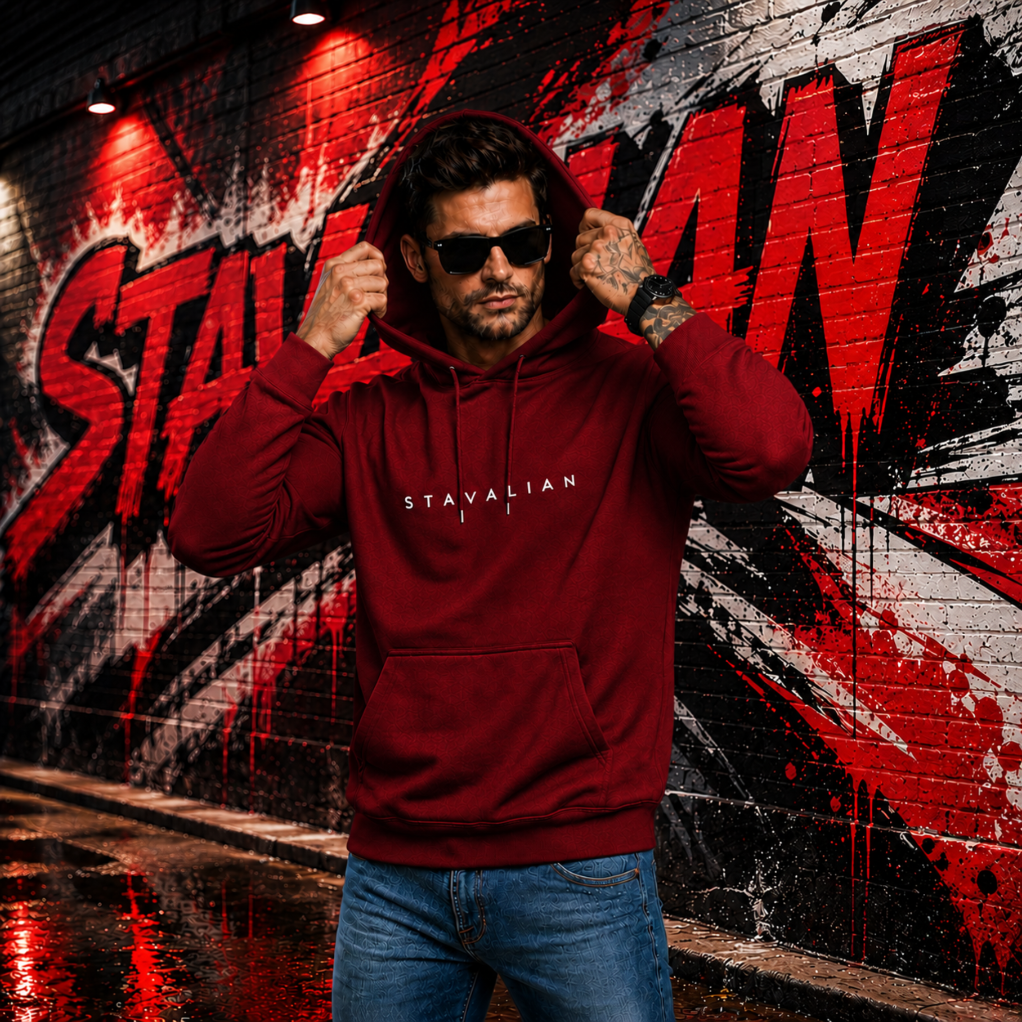 Premium Black Streetwear Pull Over Hoodie for Men
