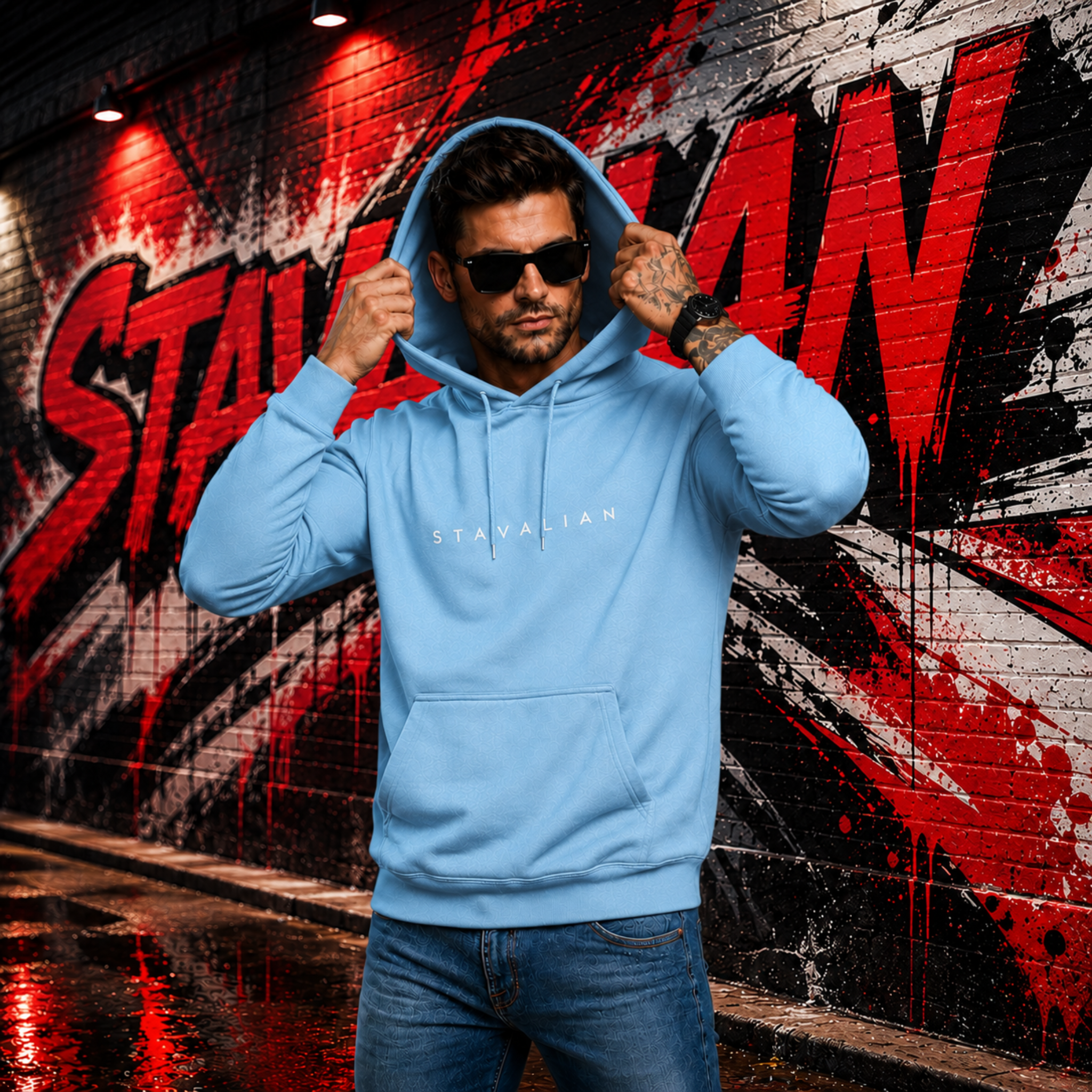 Premium Black Streetwear Pull Over Hoodie for Men