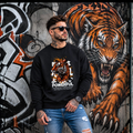 Premium Powerful Tiger Graphic Sweatshirt for Men